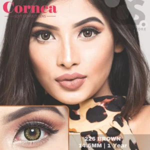 Cornea 225 Brown Color Contact Lens, Disposable cosmetic eye lens