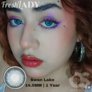 Freshlady Swan Lake with Color Contact Lens, Disposable cosmetic eye lens