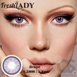 Freshlady Grape Color Contact Lens, Disposable cosmetic eye lens