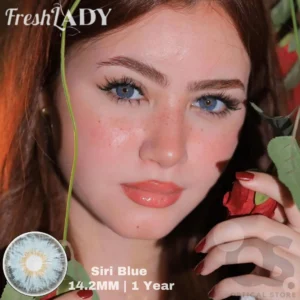 Freshlady Siri Blue Color Contact Lens, Disposable cosmetic eye lens
